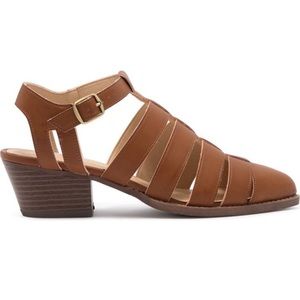 Tan/ Brown Cashi Strappy Sandal